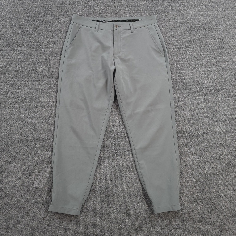 Primo Pants Mens 32 Short Green Stretch Jogger Zip Ankle Golf Performance Run